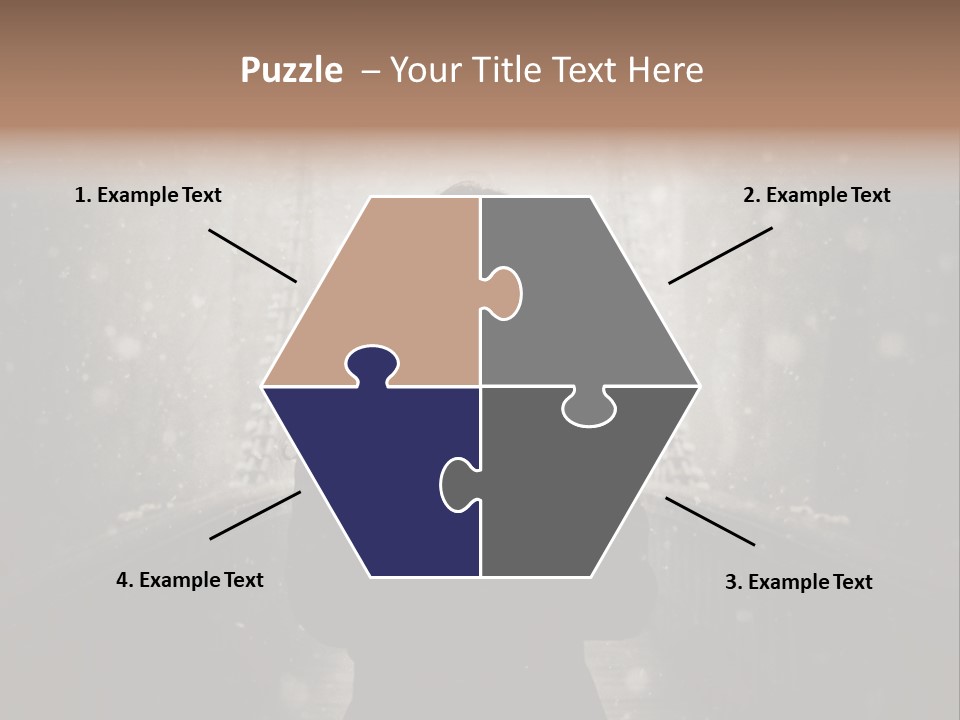 Fog Bridge Dark PowerPoint Template