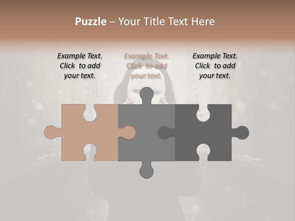 Fog Bridge Dark PowerPoint Template