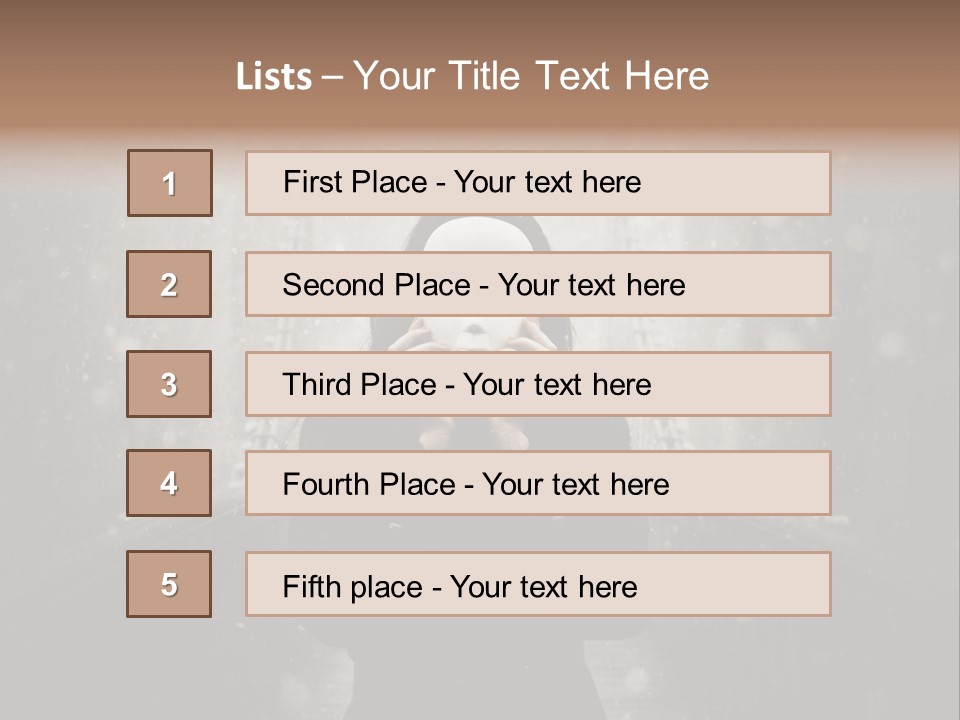 Fog Bridge Dark PowerPoint Template