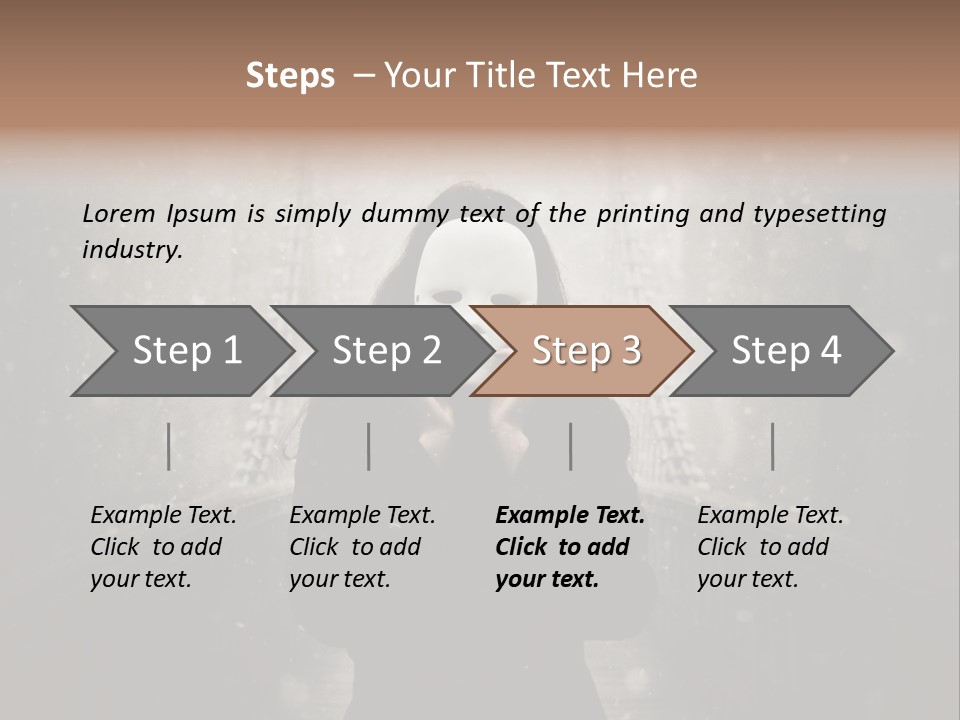 Fog Bridge Dark PowerPoint Template