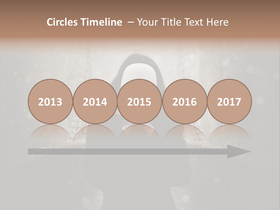 Fog Bridge Dark PowerPoint Template