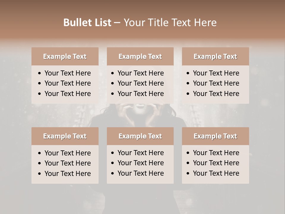 Fog Bridge Dark PowerPoint Template