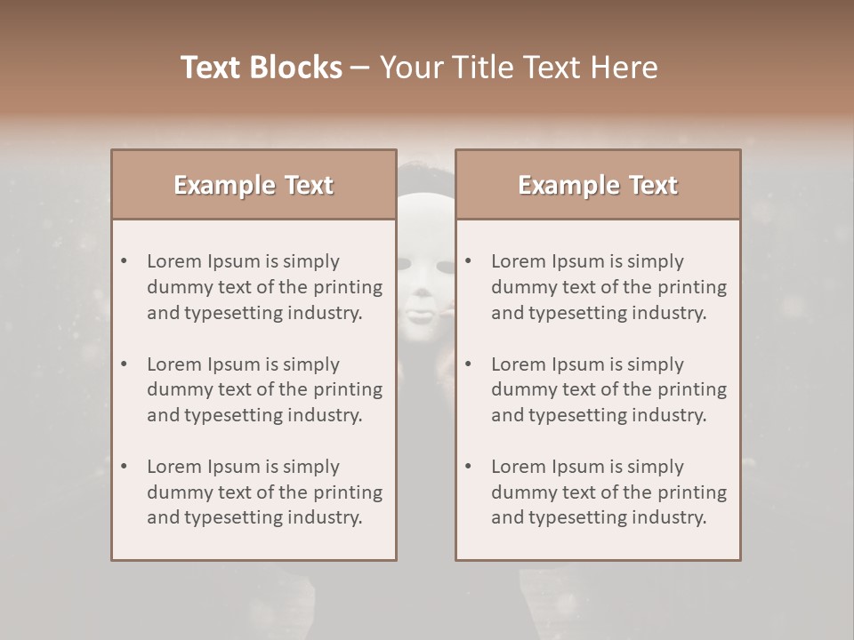 Fog Bridge Dark PowerPoint Template
