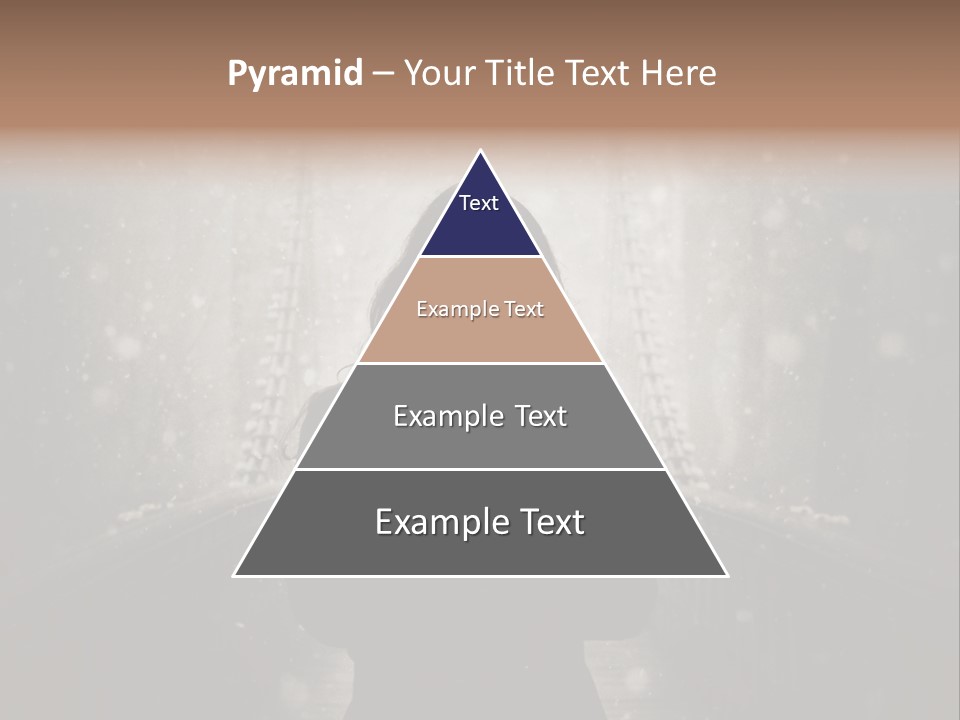 Fog Bridge Dark PowerPoint Template