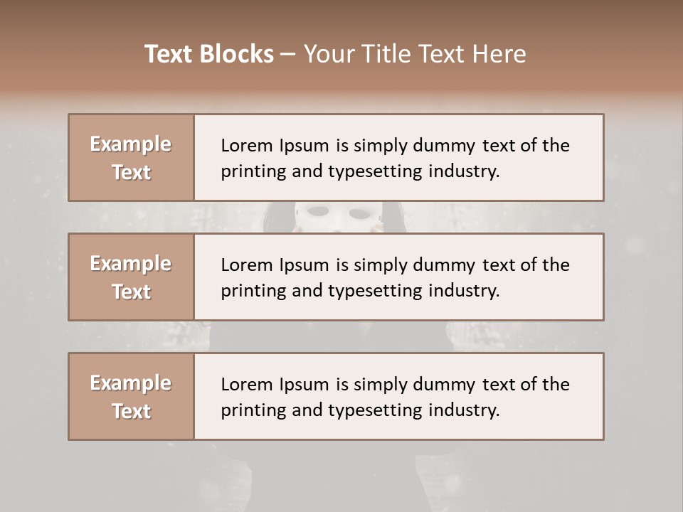 Fog Bridge Dark PowerPoint Template