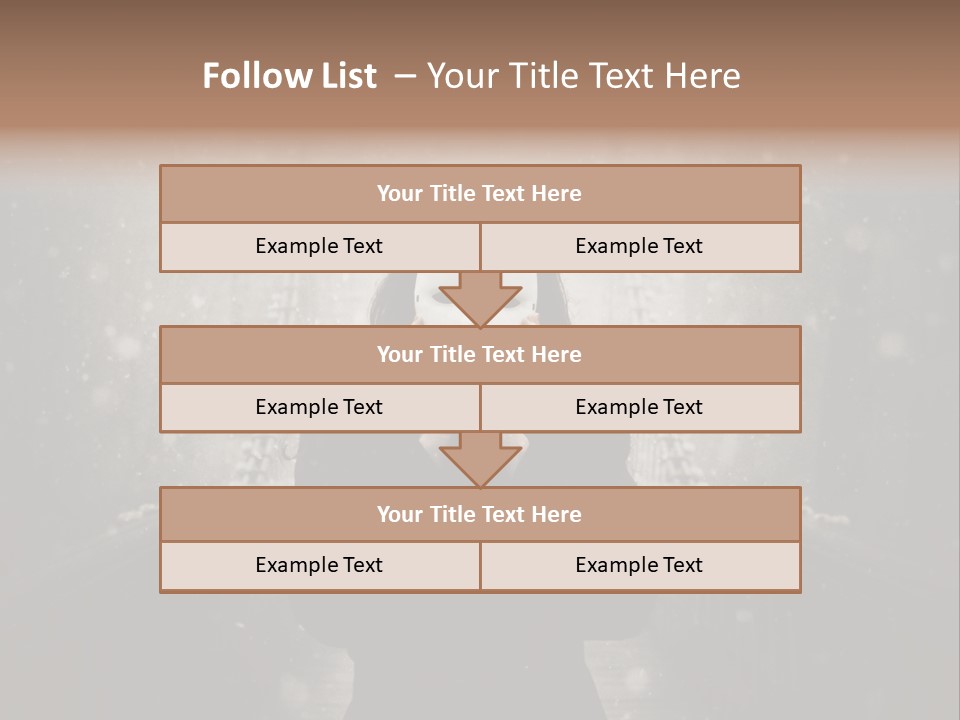 Fog Bridge Dark PowerPoint Template