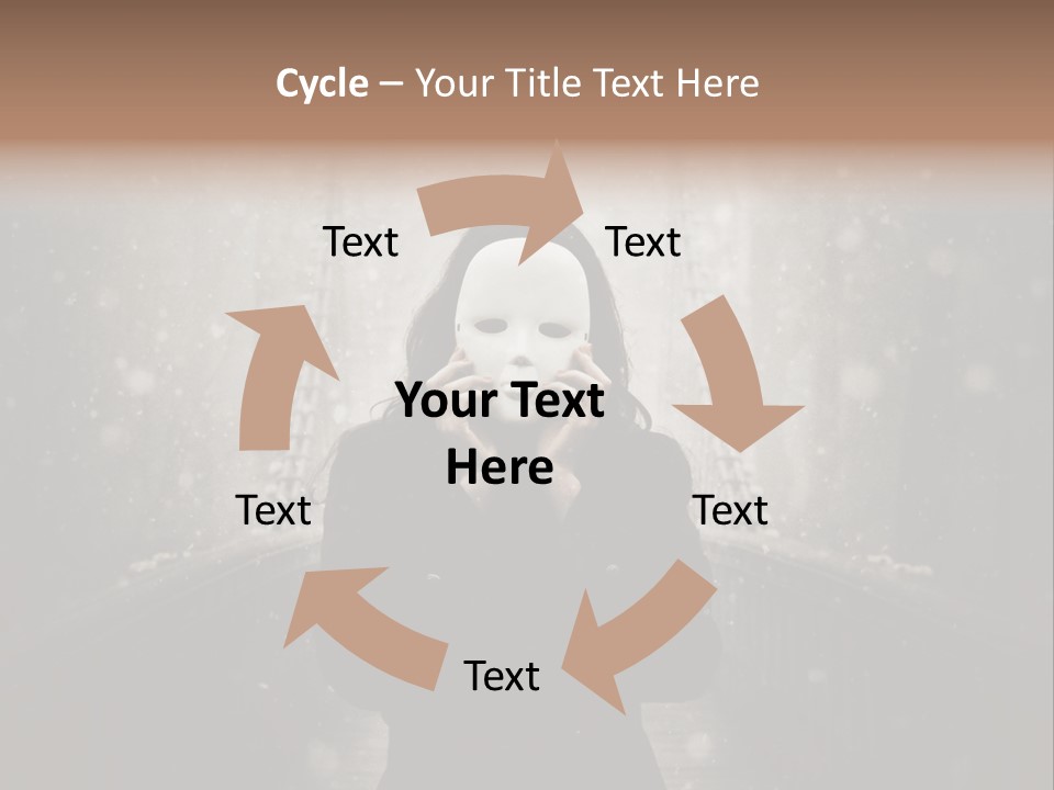 Fog Bridge Dark PowerPoint Template