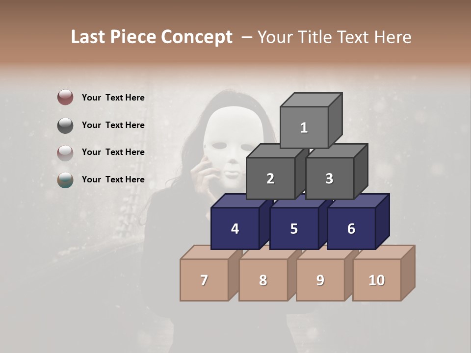 Fog Bridge Dark PowerPoint Template