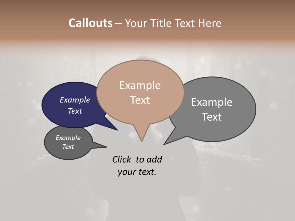 Fog Bridge Dark PowerPoint Template
