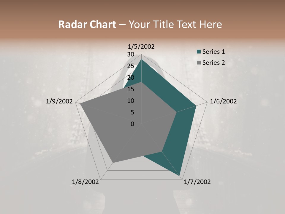 Fog Bridge Dark PowerPoint Template