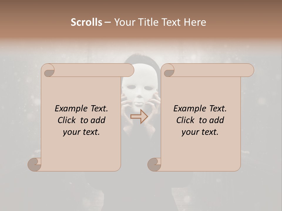 Fog Bridge Dark PowerPoint Template