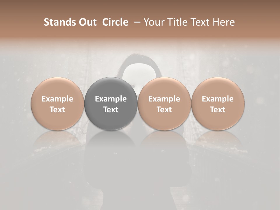 Fog Bridge Dark PowerPoint Template