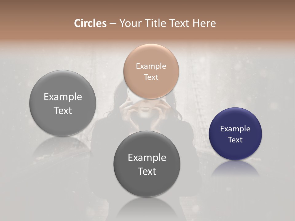 Fog Bridge Dark PowerPoint Template