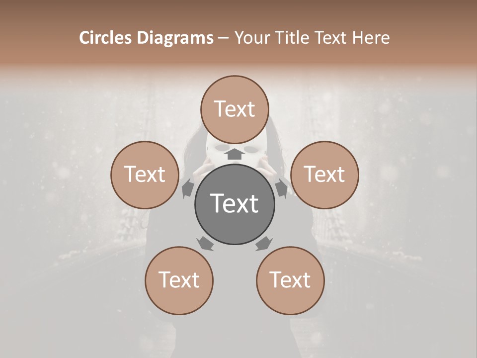 Fog Bridge Dark PowerPoint Template