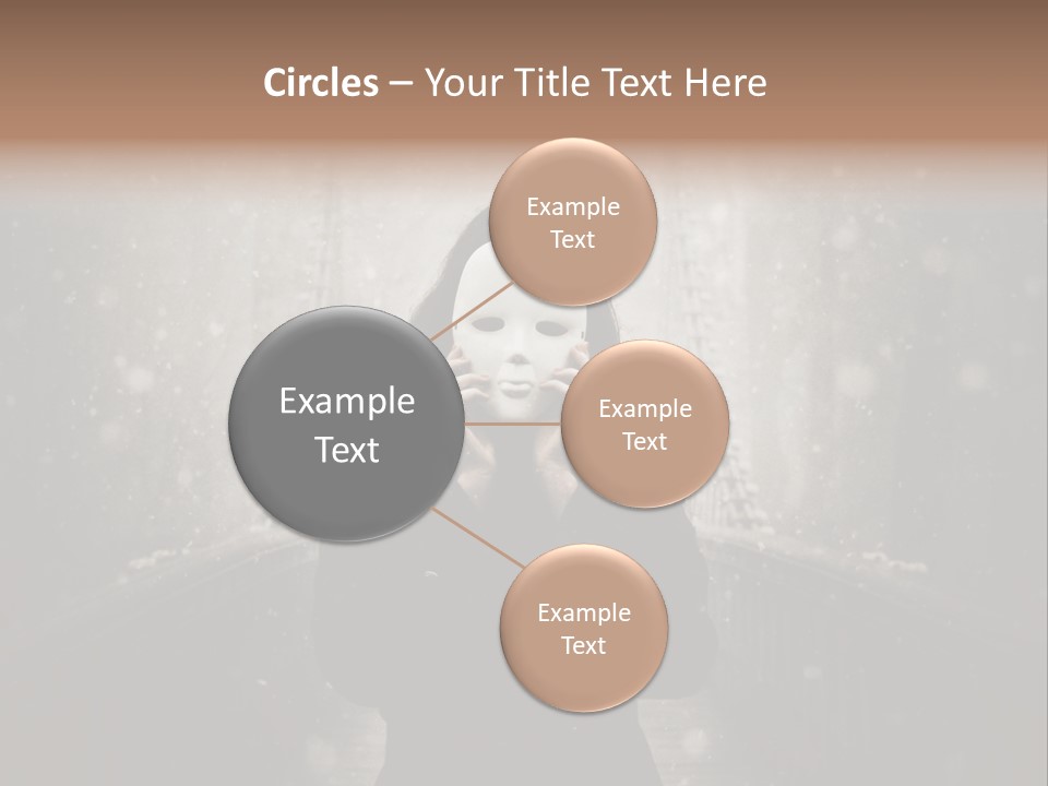 Fog Bridge Dark PowerPoint Template