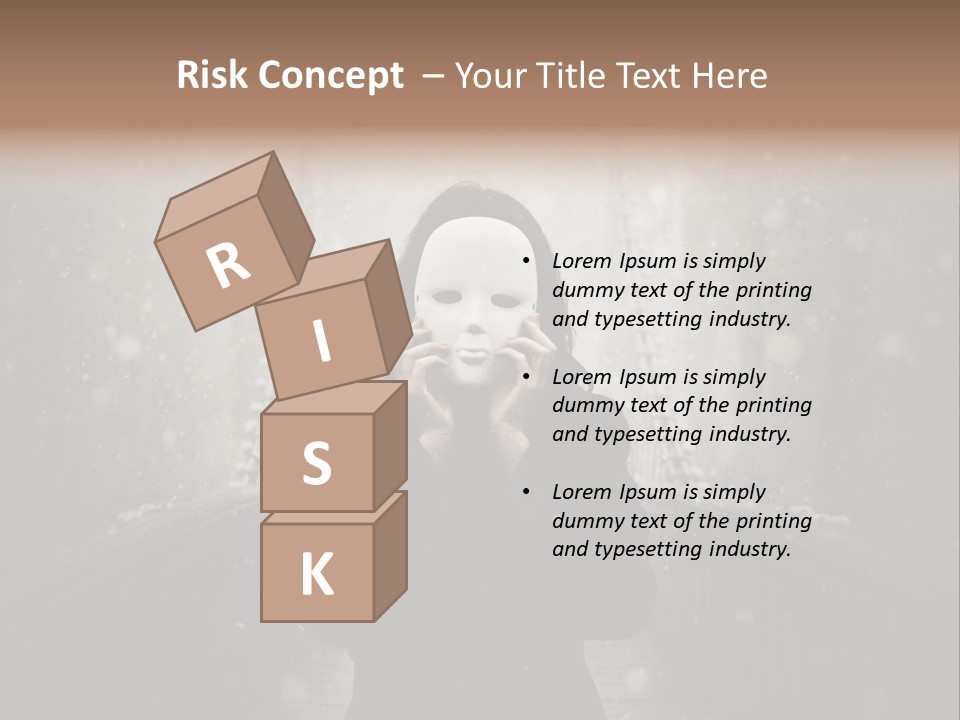 Fog Bridge Dark PowerPoint Template