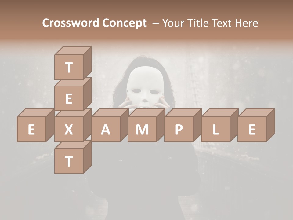 Fog Bridge Dark PowerPoint Template
