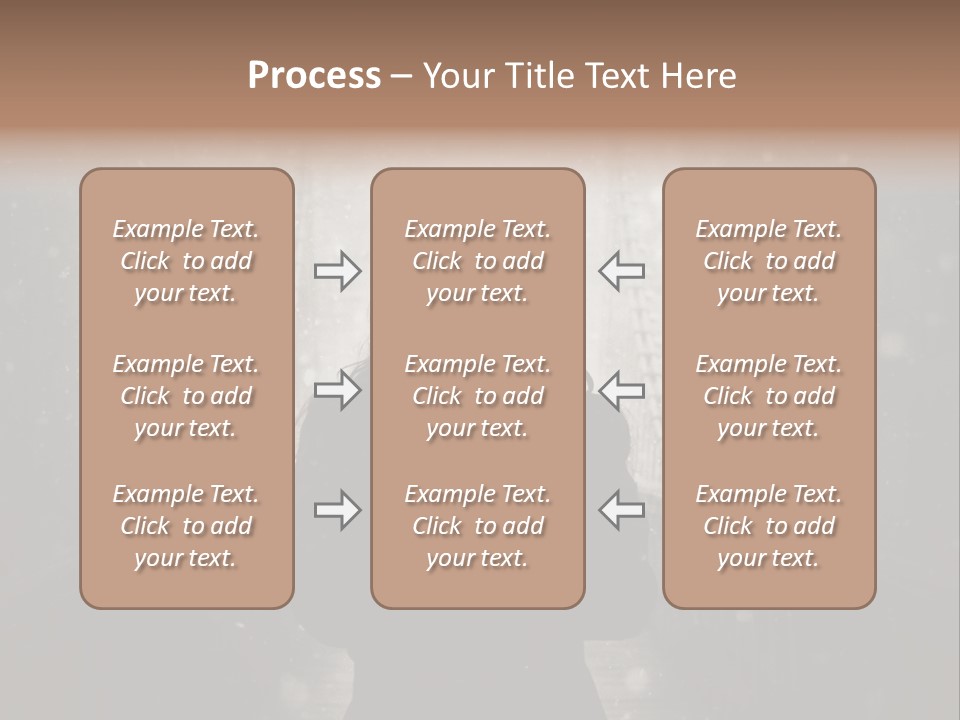 Fog Bridge Dark PowerPoint Template