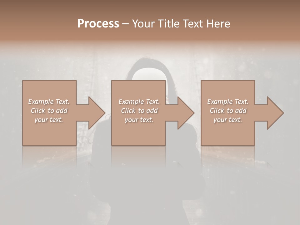 Fog Bridge Dark PowerPoint Template