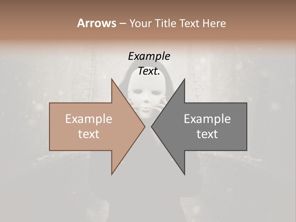 Fog Bridge Dark PowerPoint Template