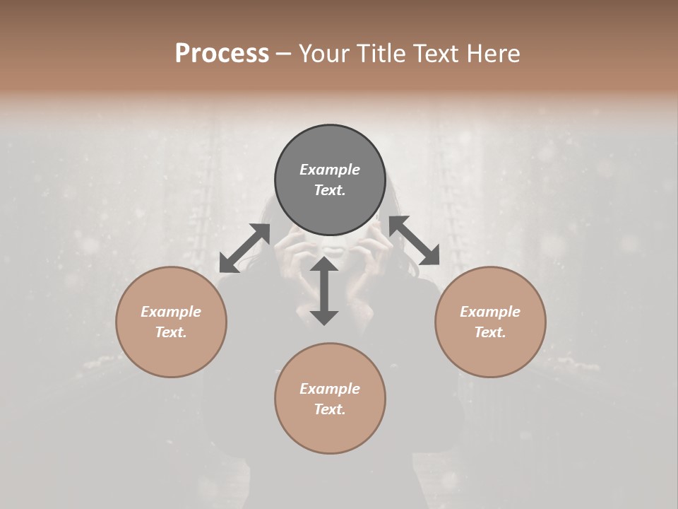 Fog Bridge Dark PowerPoint Template