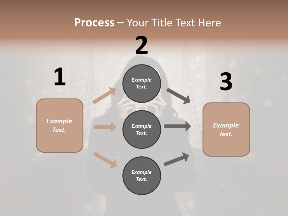 Fog Bridge Dark PowerPoint Template