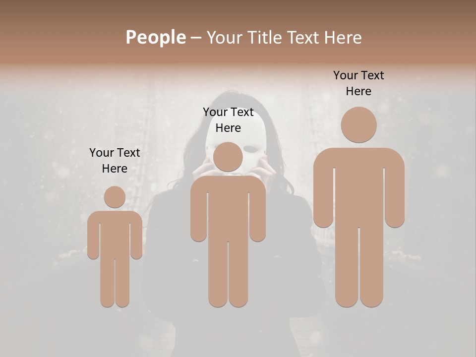 Fog Bridge Dark PowerPoint Template