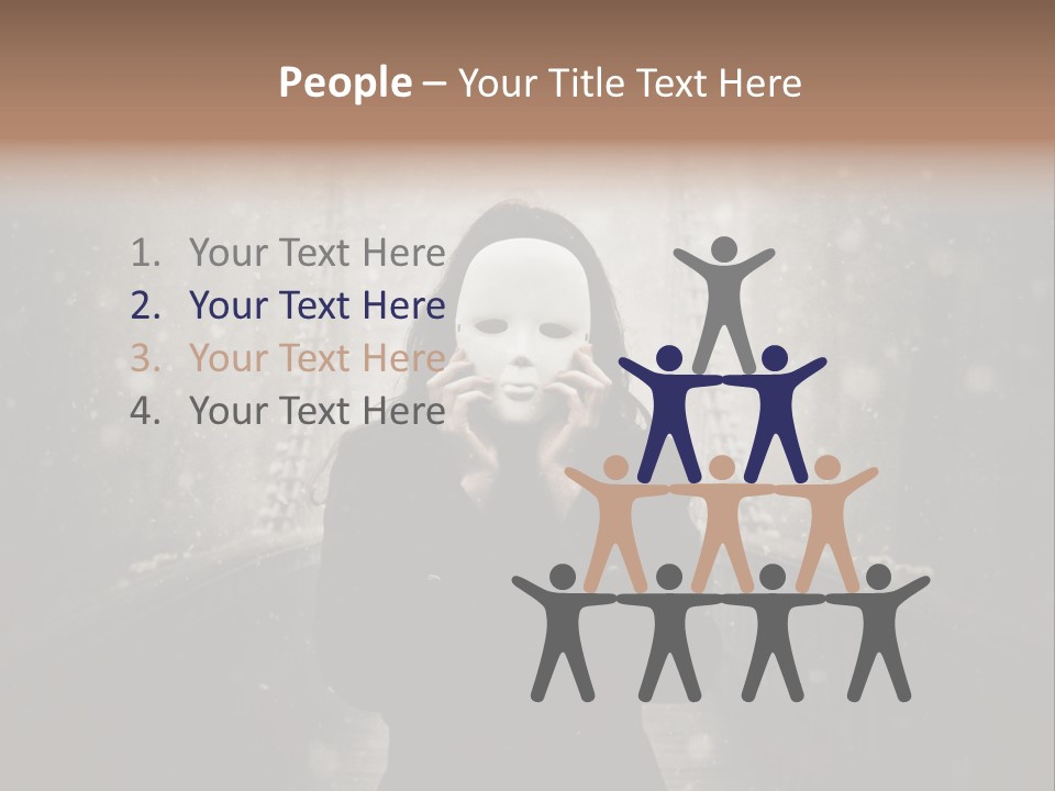 Fog Bridge Dark PowerPoint Template