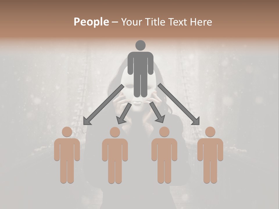 Fog Bridge Dark PowerPoint Template