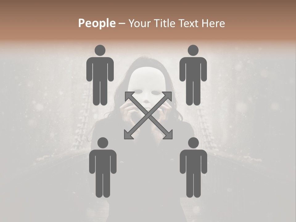 Fog Bridge Dark PowerPoint Template
