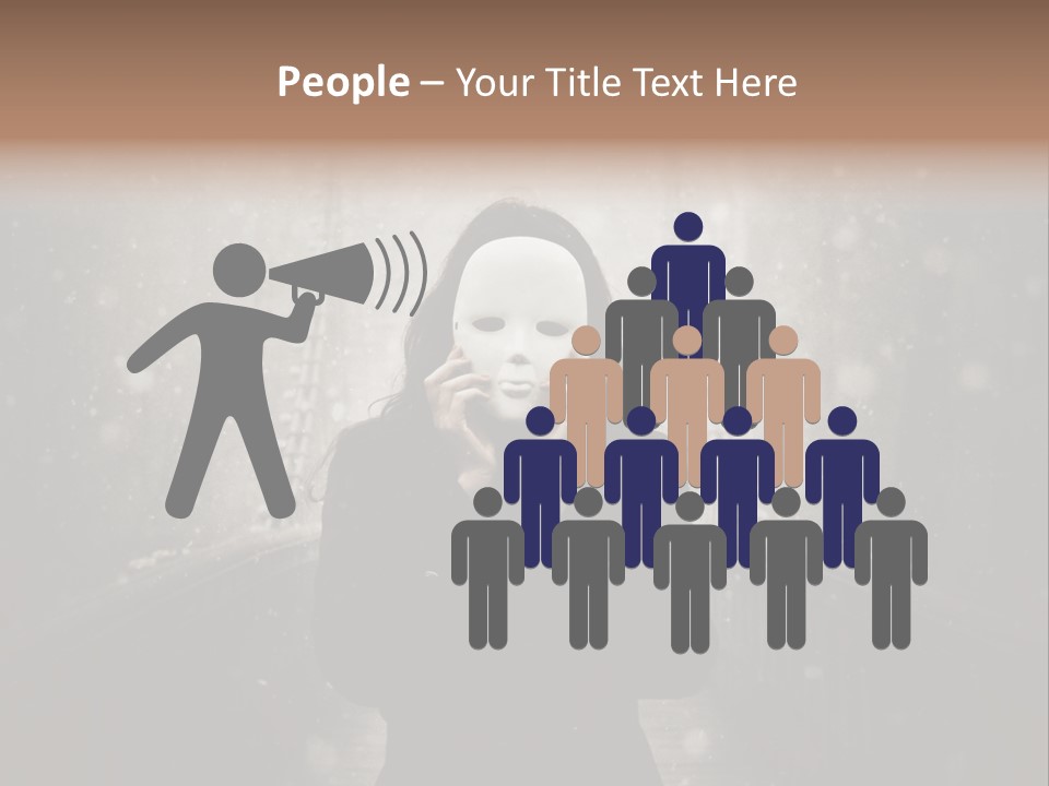 Fog Bridge Dark PowerPoint Template