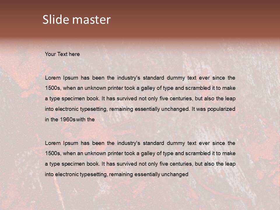 Iron Industry Corrosion PowerPoint Template