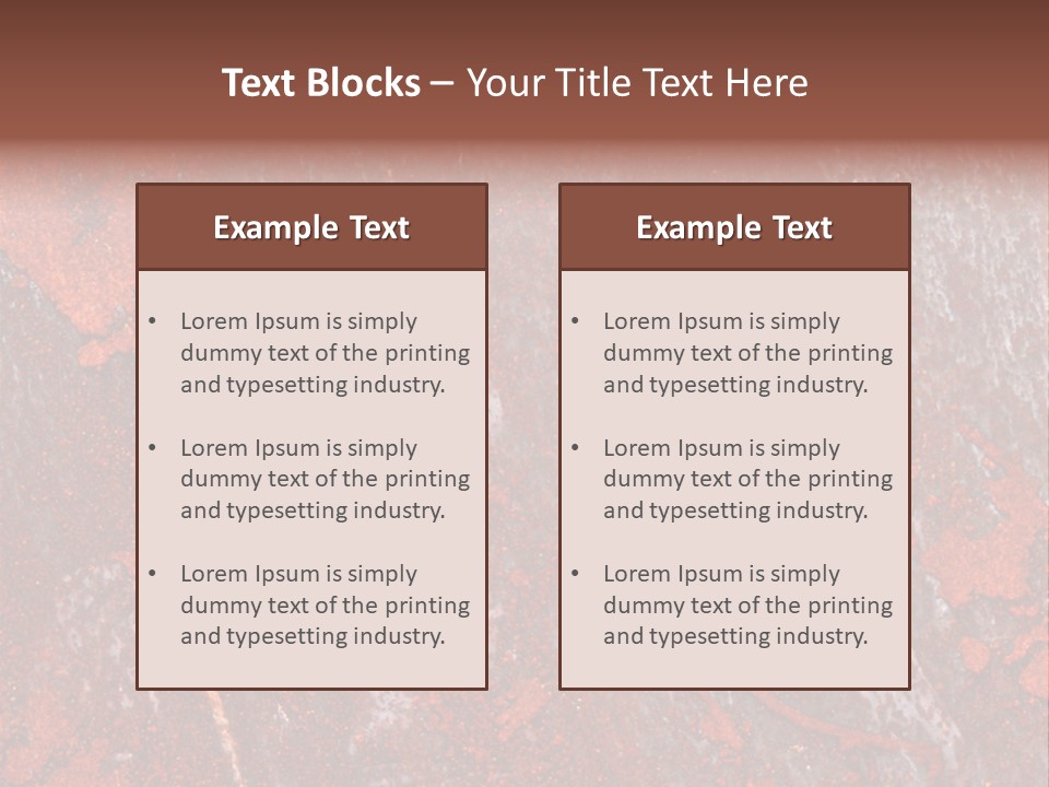 Iron Industry Corrosion PowerPoint Template
