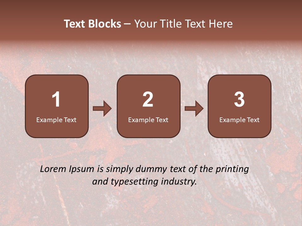 Iron Industry Corrosion PowerPoint Template