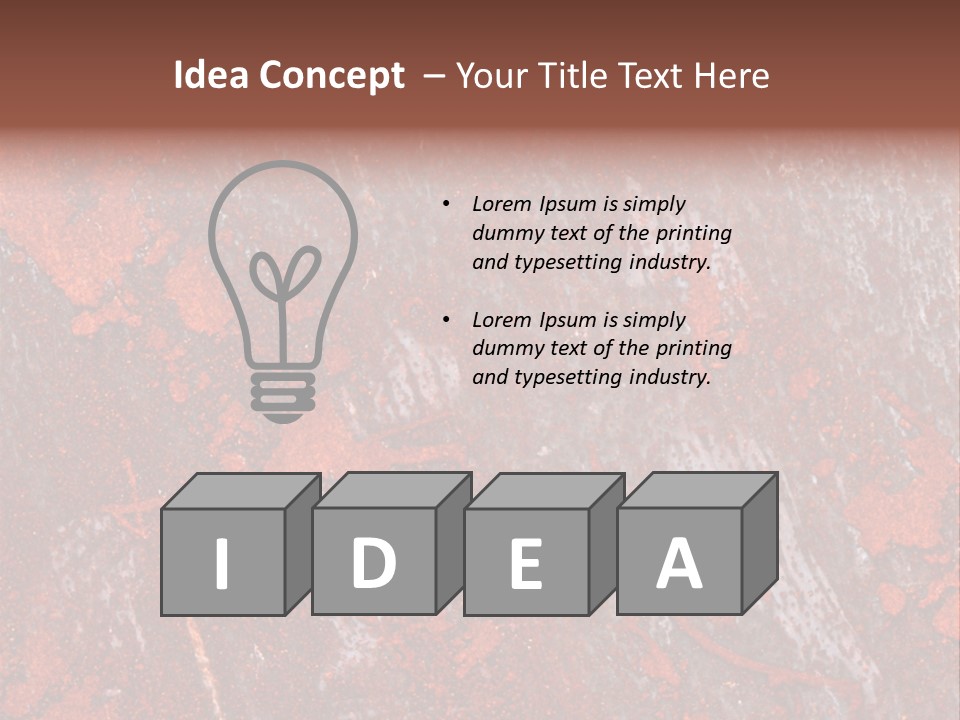 Iron Industry Corrosion PowerPoint Template