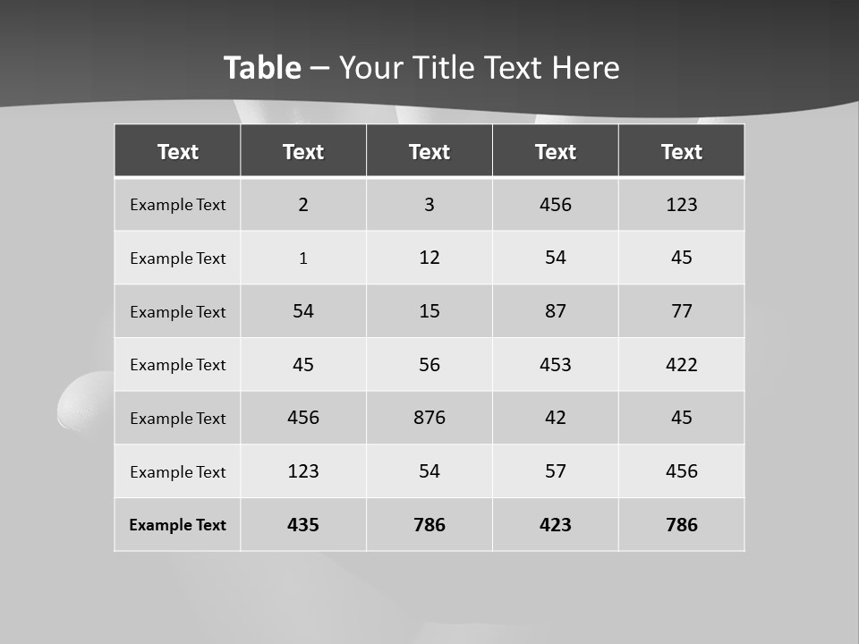 Five Woman Security PowerPoint Template