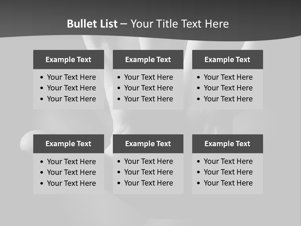 Five Woman Security PowerPoint Template