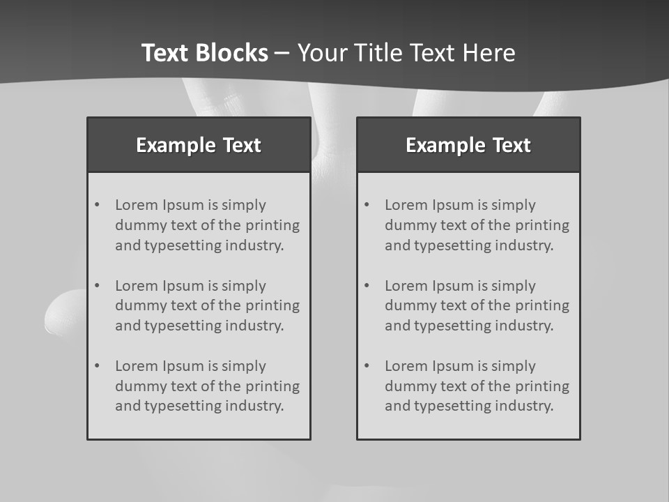 Five Woman Security PowerPoint Template