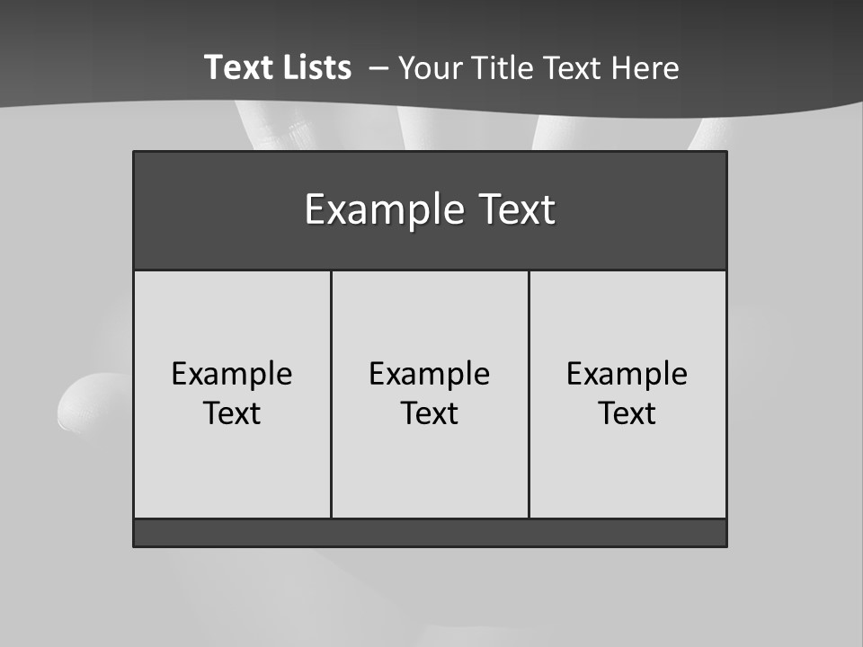 Five Woman Security PowerPoint Template