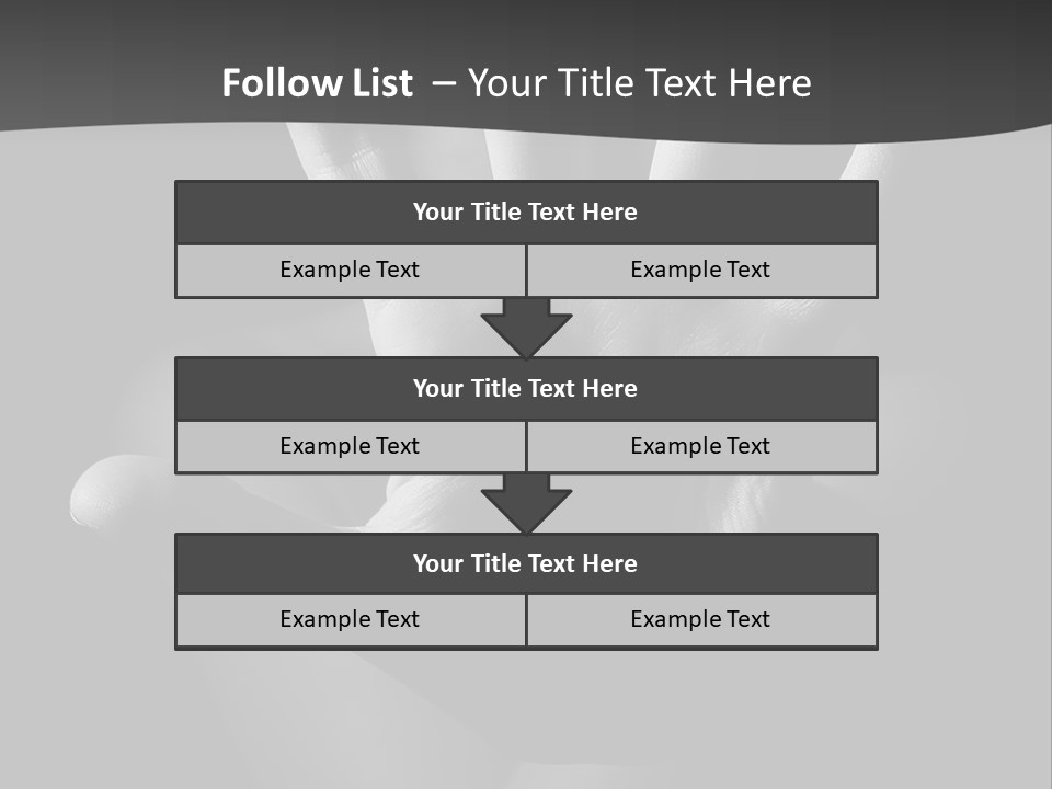 Five Woman Security PowerPoint Template