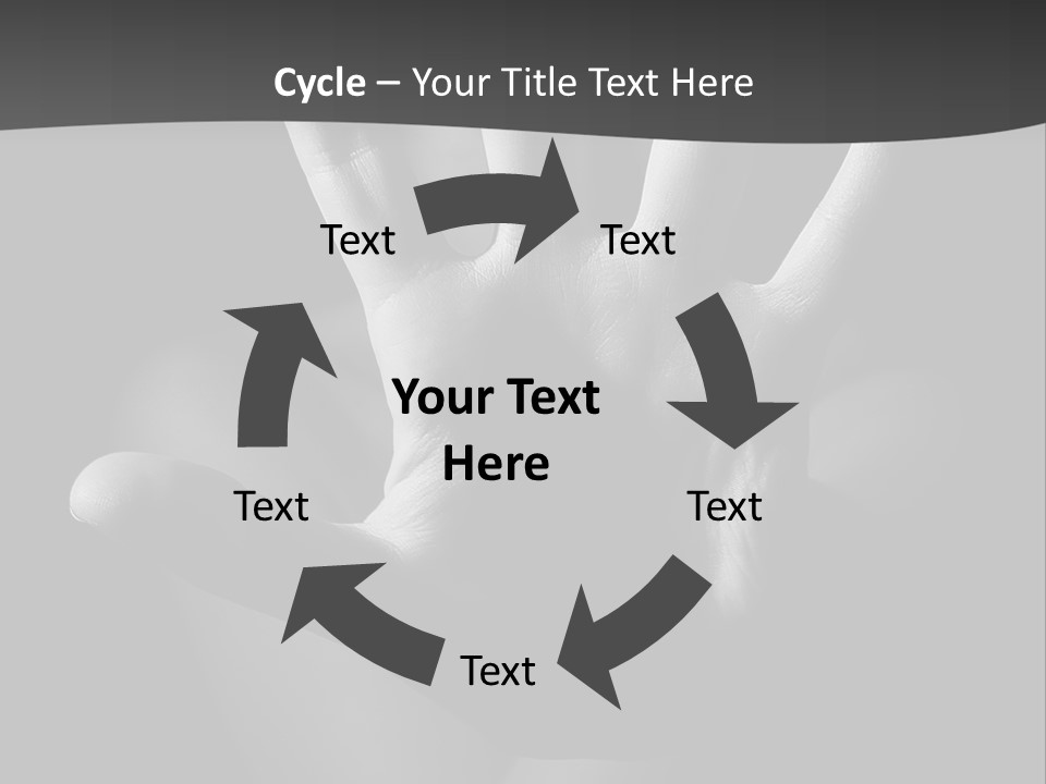 Five Woman Security PowerPoint Template