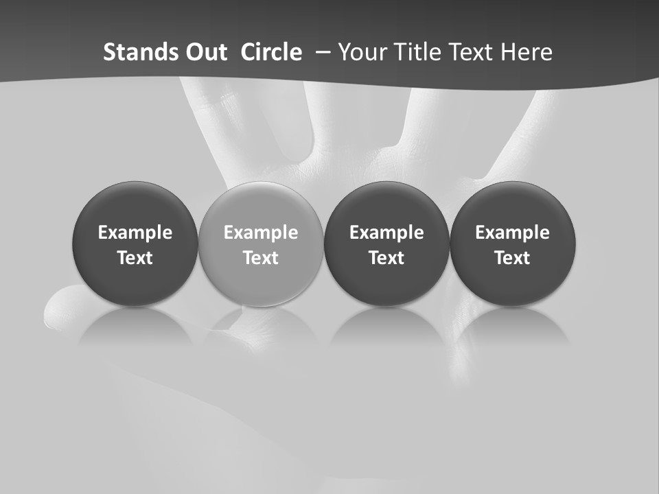 Five Woman Security PowerPoint Template