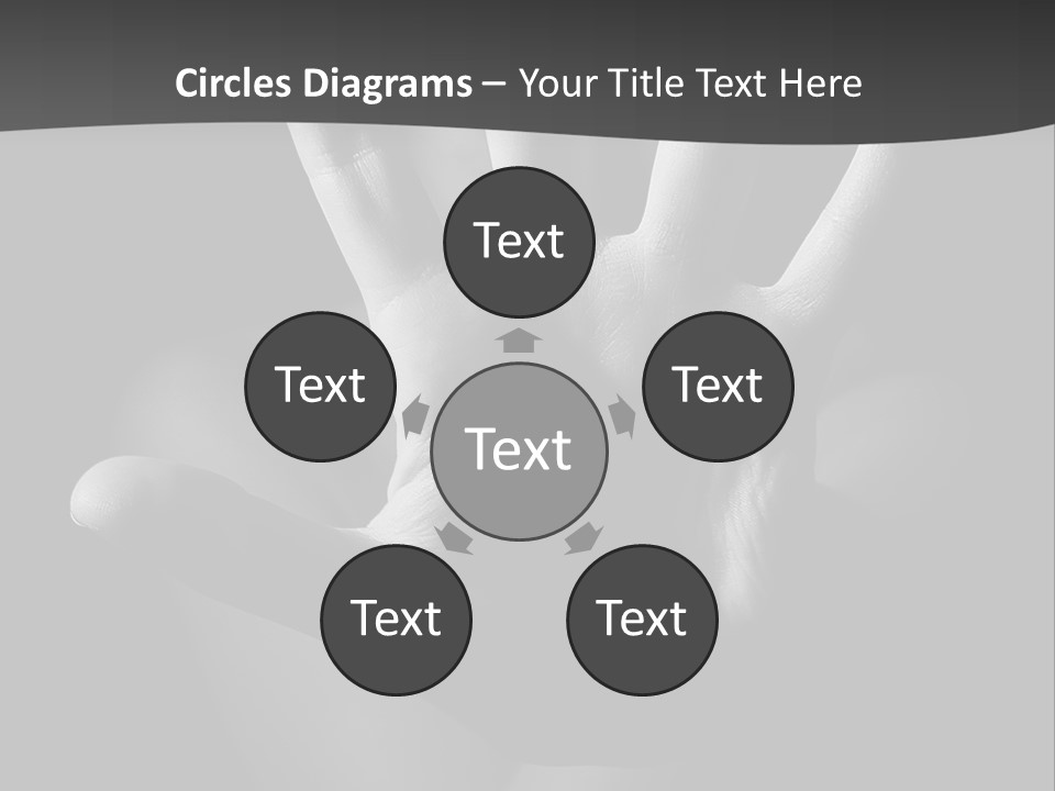 Five Woman Security PowerPoint Template