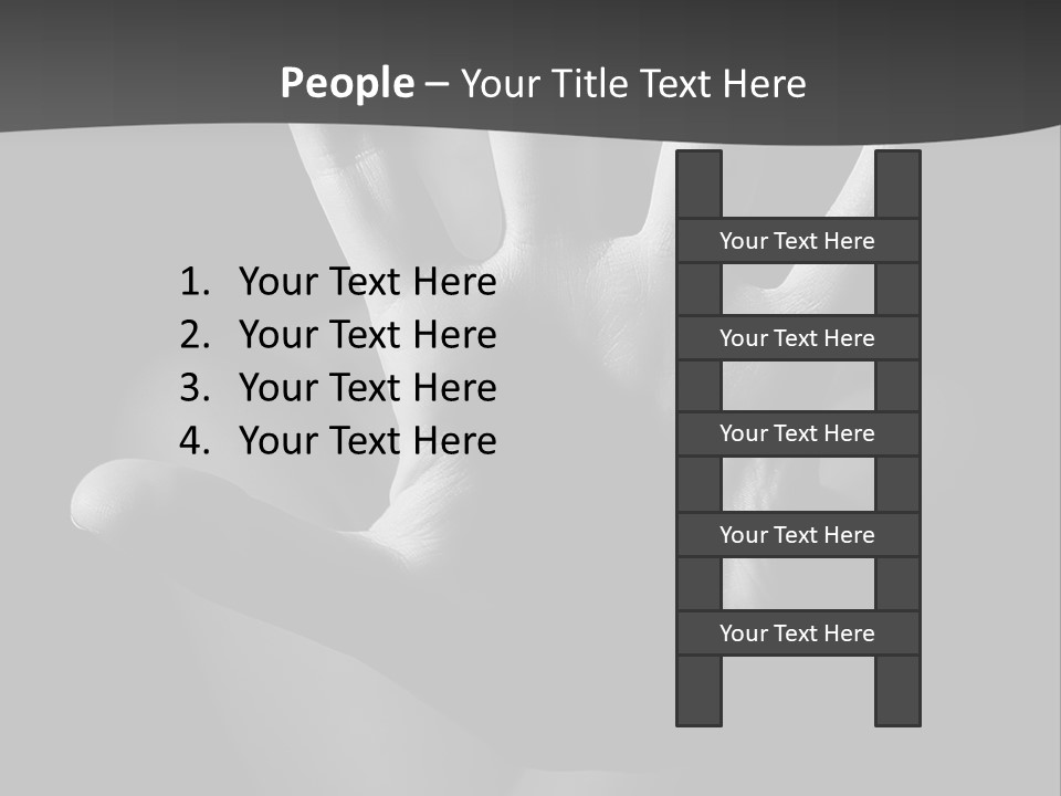Five Woman Security PowerPoint Template