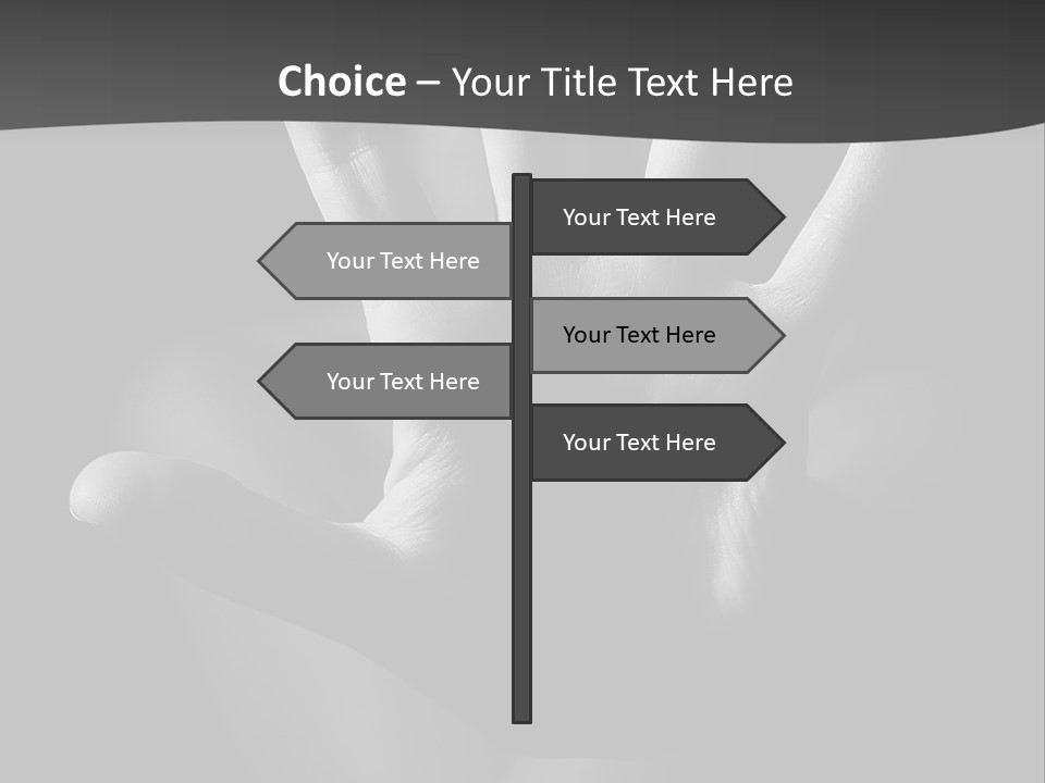 Five Woman Security PowerPoint Template