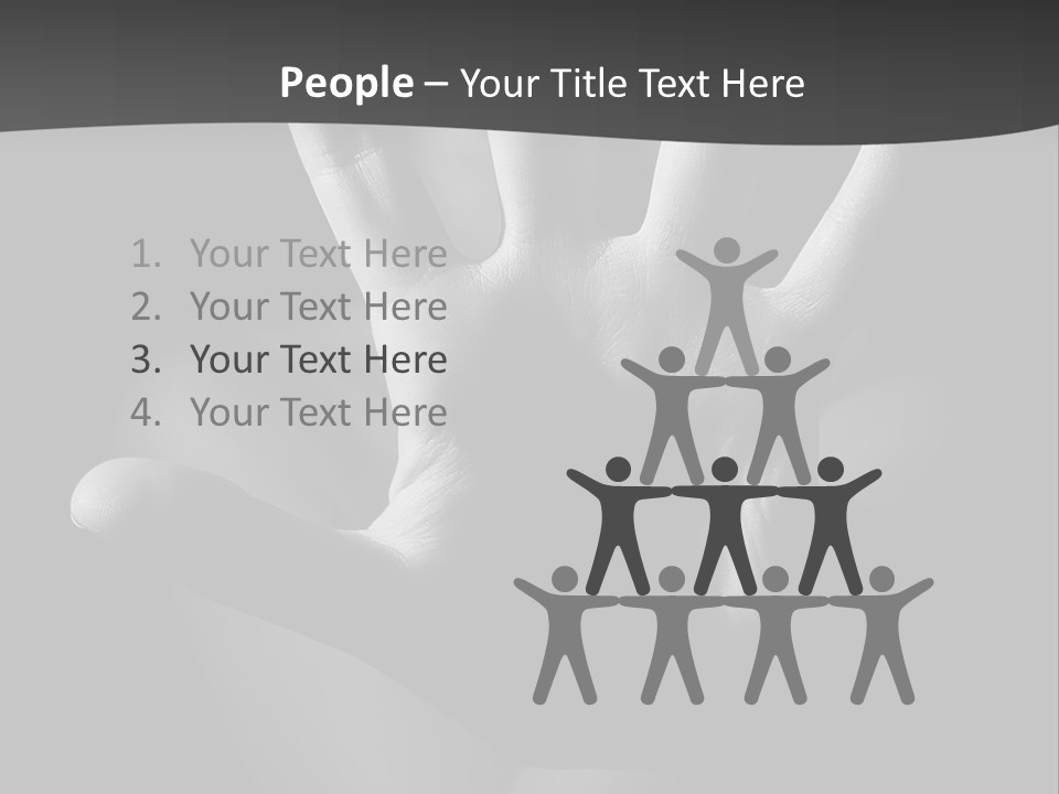 Five Woman Security PowerPoint Template