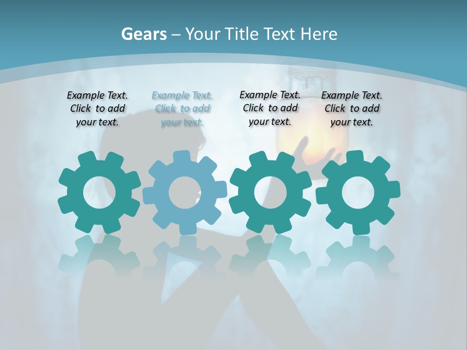 Creativity Contemplation Realization PowerPoint Template