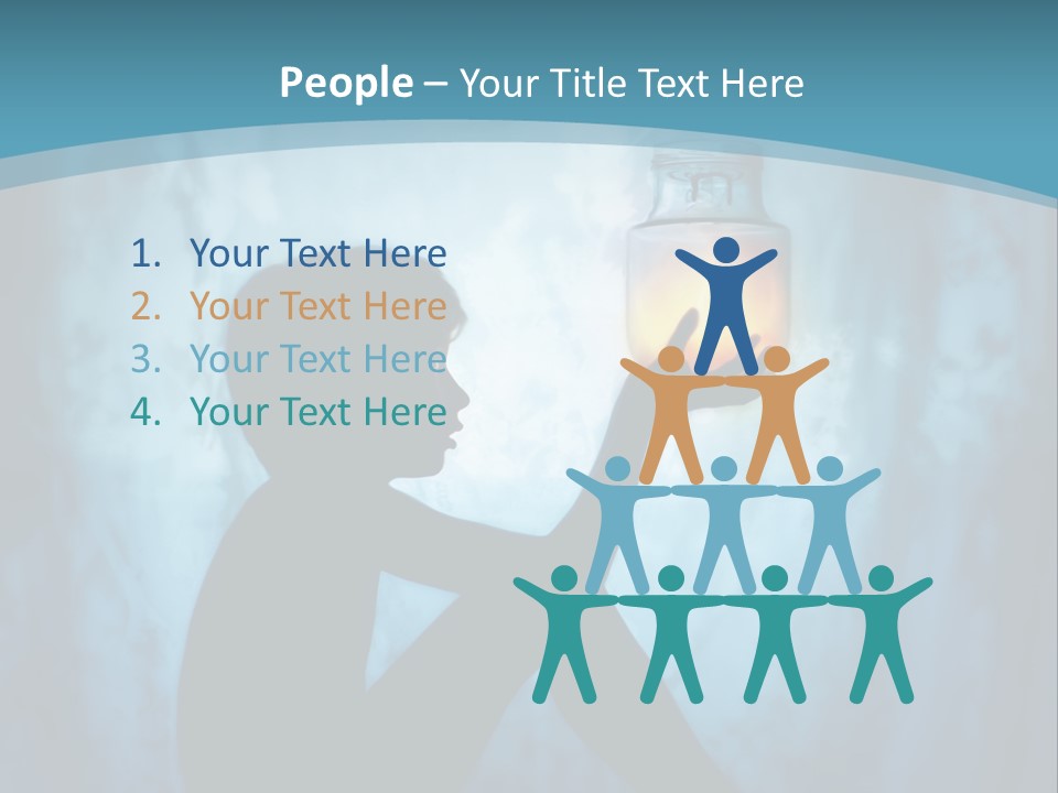 Creativity Contemplation Realization PowerPoint Template