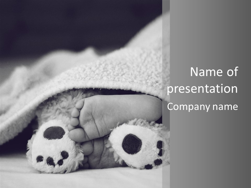 Sleep Foot Dream PowerPoint Template
