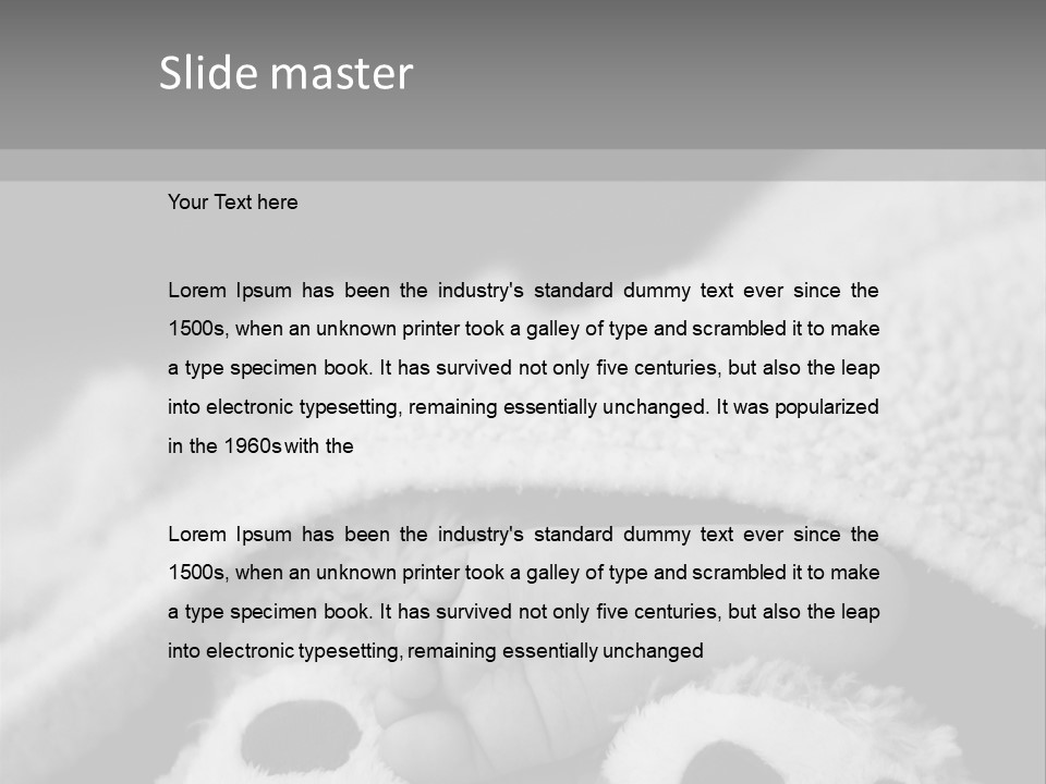 Sleep Foot Dream PowerPoint Template